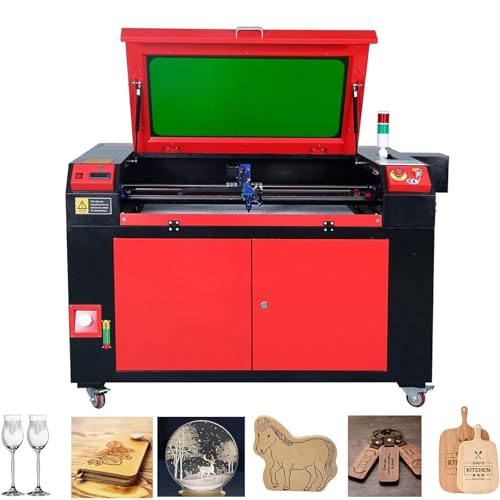 100W CO2 Laser Engraver and Cutter with Pass Air Assist
