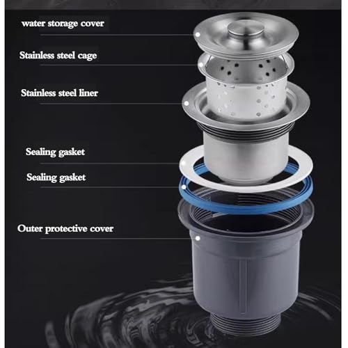 Fregadero de cocina empotrado de acero inoxidable con drenaje de sifón, ahorro de espacio para apartamentos pequeños, bar, caravana, instalación superior/debajo del mostrador, lavabo de piscina de