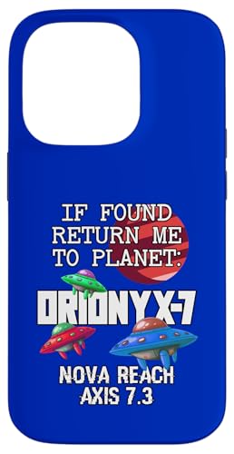 If Found Return Me To Planet Orionyx-7 �X�y�[�X�A�p���� �X�}�z�P�[�X iPhone 14 Pro �p
