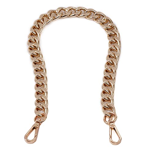Xiazw Medium Size Fabulous Metal Shoulder Crossbody Purse Strap Replacement Bag Chain Accessories (18‘’, Gold)