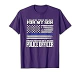 Thin Blue Line Shirt - Proud Father of Police Officer Son T-Shirt
