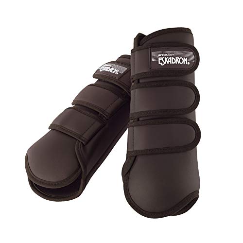 Eskadron Allround Gamaschen braun 4 er Set für vorne + hinten Warmblut Cover
