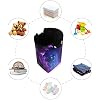 senya Large Laundry Basket Shopping Foldable Clothes Bag Collapsible Fabric Laundry Hamper Folding Washing Bin (Galaxy Nebula Space)