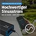 ECTIVE - Wechselrichter 12V auf 230V SI25-2500W Reine Sinuswelle - Offgrid-Spannungswandler DC/AC Strom mit USB, Überlast- & Überhitzungsschutz - Inverter Stromwandler für Haushaltsgeräte & Camping