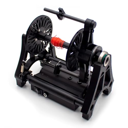 Toplionace AC 100-240V 1800 U/min Elektrisches Wolle Spinnrad mit Fußpedal, Haushalts Mini Baumwoll Seidenfaser Spinnmaschine