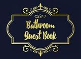  Bathroom Guest Book: Funny Humorous Home Welcome Gift, Housewarming Present Idea, Joking Christmas & New Year Gift