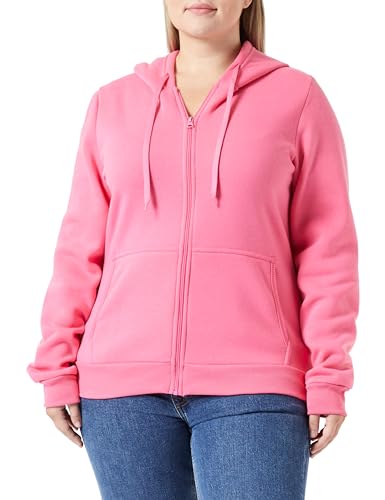 Sweat-shirt à capuche femme Hoona rose avec zip taille XL