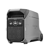 EcoFlow DELTA Pro3 ポータブル電源 4,096Wh 大容量 高出力AC(定格3,600W/瞬間最大7,200W/ 最大5,100W) リン酸鉄 長寿命11年 6通りの充電方法 拡張バッテリー対応(別売り) パススルー機能 アプリ遠隔操作 30dBで静音 家庭用蓄電 卒Fit 防災節電