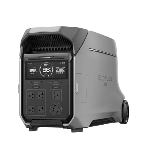 EcoFlow DELTA Pro3 ポータブル電源 4,096Wh 大容量 高出力AC(定格3,600W/瞬間最大7,200W/ 最大5,100W) リ...