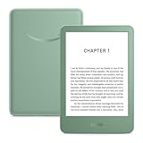 Amazon Kindle (newest gen) – Lightest and most compact Kindle with glare-free display, faster page turns, adjustable front light and long battery life – 16 GB – Without Ads – Matcha