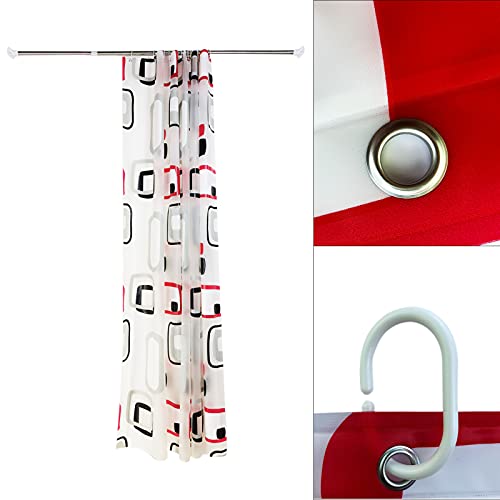 OZSENFLINT Tenda da doccia 180 x 200 cm PEVA