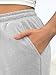 Trendy Queen Women's Sweatpants Athletic Joggers Baggy Pants Lounge Bottom 2026 Fall Fashion with Pockets Grey XL