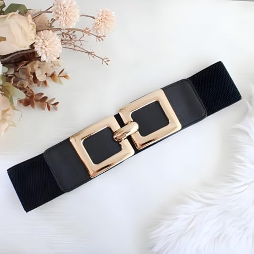 Elastic Belt for Women Stretchy cummerbund for Dresses Coat and Sweater4