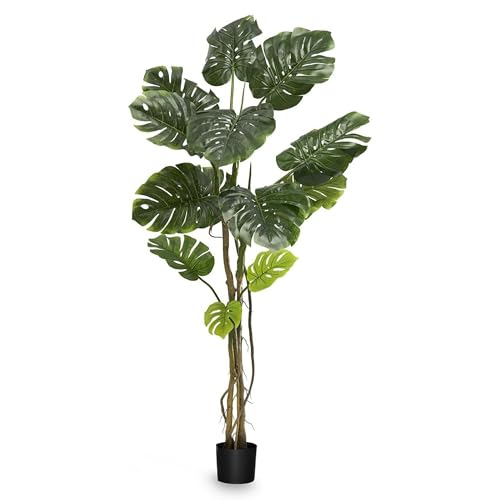 Maia Shop 5ft 11in Artificial Monstera Plant for House, Apartment