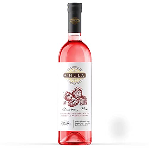 CHULA Non Alcoholic Strawberry Wine, Strawberry Juice Strawberry Wine