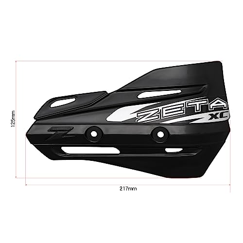 Zeta - Ze72-5000 - Armor Handguard Xc Kit For 22.2Mm Bar Black/White #TOP5