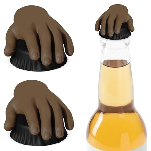 NightCap Bottle Drink Cover, Silicone Beer Bottle Cover & Bottle Cap Protector, Anti Drink Spiking...