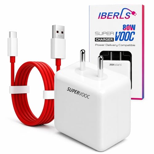 Image of Oneplus 80W Supervooc Fast Charger with C-Type 1M Cable|80w USB C Charge for OnePlus Nord 6,5,4,Ce5,Realme,Oppo,Redmi,Xiaomi,Poco,iQOO,Motorola|Supports Dart,Dash,Warp,Vooc,SuperVooc|80-watt Charging