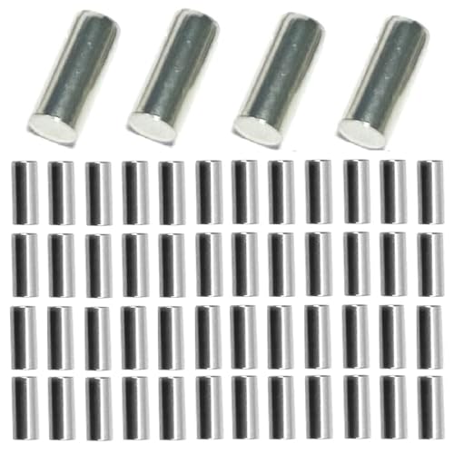 SUNCN 60個 3mm x 8mm ダボピン、3mm メタルダボピン M3 シェルフペグ、サポートシェルフ、3mm メタルロッド。ベアリング合金スチール木製二段ベッドペグ