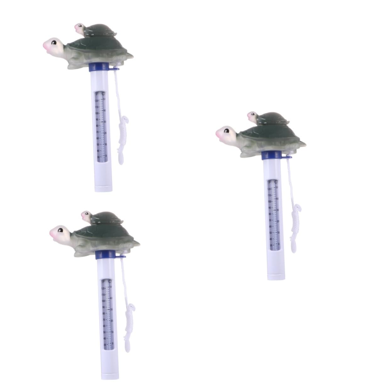 POPETPOP 3pezzi Termometro Galleggiante Cartoon Forma Di Misuratore Di Temperatura Per Vasche Da Bagno e Piscine Design Attraente