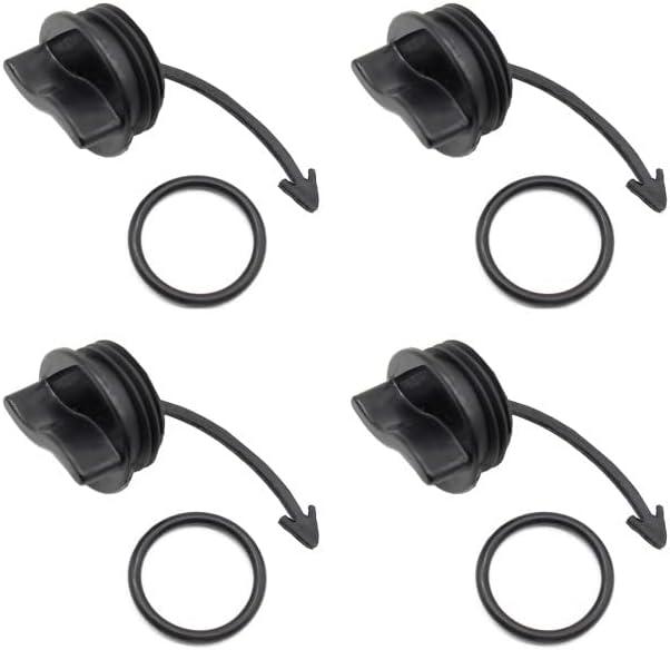 Drain Plug for SeaDoo Compatible with GTI SE Limited Rental GTR GTS GTX LTD RXT RXTX Spark 300 900 Wake 130 155 260 2009-2021 Replaces 292001352 292001320 292002024, 4 Pcs
