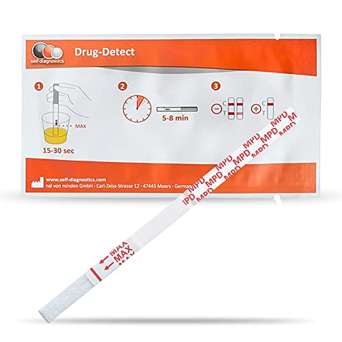 Test de Drogas para Metilfenidato - 5 tiras - Valor de Corte de 50 ng/ml Cover