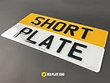 RPK PLATES 18 Inch 3D Gel Number Plate Front and Rear