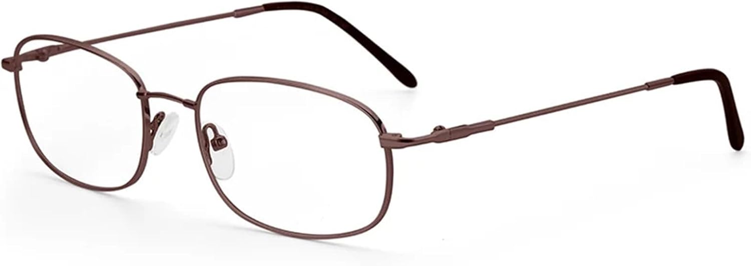 pureza 1pc Square Glasses Frame Unisex Lightweight Eyeglasses with Clear Lenses Frame for Women Men Eyewear