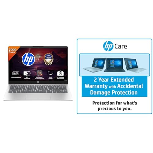 Image of HP 14, AMD Ryzen 7 7730U (16GB DDR4, 512GB SSD) FHD, Anti-Glare, Micro-Edge, 14'' /35.6cm, Win11, M365 Basic(1yr), Office Care Pack 2 Years Additional Warranty with Onsite Support