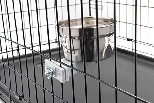 Lixit Quick Lock Cage Bowls For Small Animals And Birds. (20Oz, Stainless) #TOP4