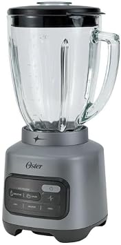 One-Touch Blender, 8-Cup Smoothie Blender, 4-Point stainless Steel Blades, Two Auto Programs Smoothie and Salsa Auto Programs
