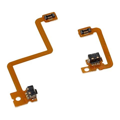 Timorn L R Shoulder Button with Flex Cable Repair Parts for 3DS Left Right Shoulder Button (2 Sets) Cover