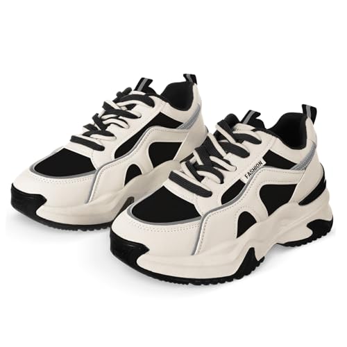 1 Pair Running Shoes Women's Women's Fashion Sneakers Sports Shoes Rubber Leather Women's