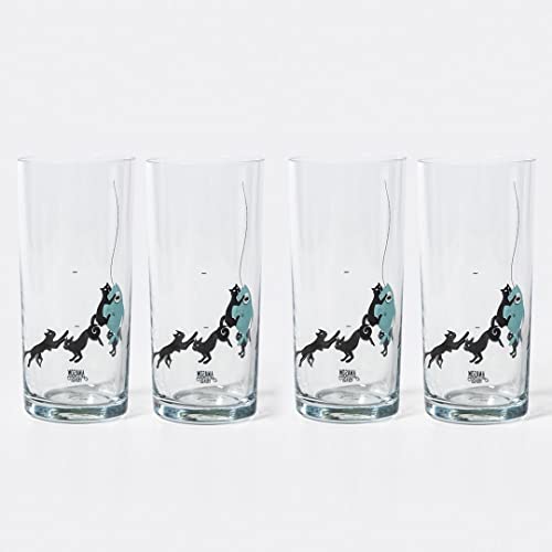 Deniz Kedisi Rakı Kadehi 4'lü Set