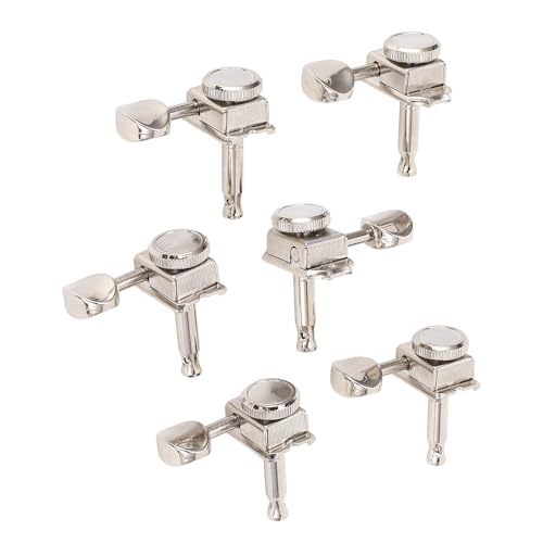 Generic 6PCS Guitar Locking Tuners Tuning Pegs Set, Vintage Electric Machine Heads Keys for Left Handed Acoustic Guitar, 車の財布, お