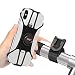 Produktbild Shinemefly Fahrrad Handyhalterung Universal, Abnehmbare Motorrad Handyhalterung Fahrrad Silikon Handyhalter Anti-Shake Fahrradhalterung 360° Drehbar Verstellbare für 4,5-7,5 Zoll Smartphone