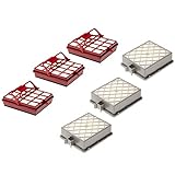 vhbw 6x Staubsauger-Filter Filter Set kompatibel mit Lux AP11, Intelligence Series, S115 Staubsauger, 3x Kombi- + 3x HEPA-Filter