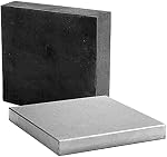 CHENTEC Steel and Rubber Block 2 Pcs Work Bench Blocks Stamping Block 4" x 4"(10CM x 10CM)