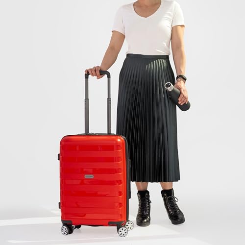 AIR CANADA Eerie 20 Inch Carry On Luggage, Carry On Luggage for Airplanes, Airline Approved Hardside Spinner Suitcase, Travel Essentials, Expandable Hard Shell Suitcase image 6