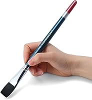 Vista 5 de Transon 10pcs Natural Watercolor Paint Brush Set Professional for Watercolor Acrylic Ink Gouache Tempera Blue Color Azul