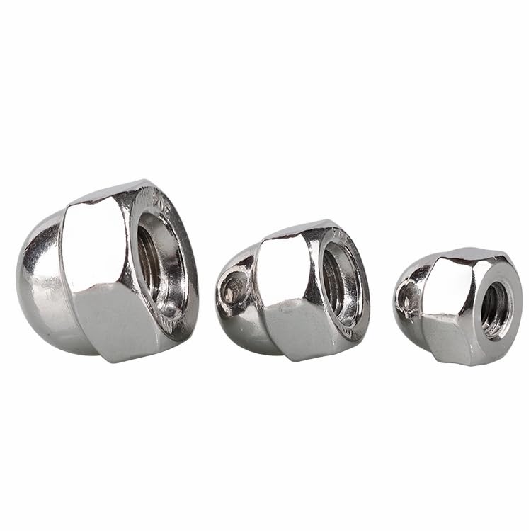 3PCS M14 Acorn Hex Cap 304 Stainless Steel 18-8 Nuts Metric Dome Head Nuts