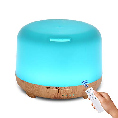 Military Ba Cool Mist Humidifier for Bedroom, Quiet Mist Humidifier, 7 LED Color for Night Light,High Low Mist, Waterless Auto-Off, Baby Kids Nursery, 2L Tank, Filterless Humidifiers, ETL Approved