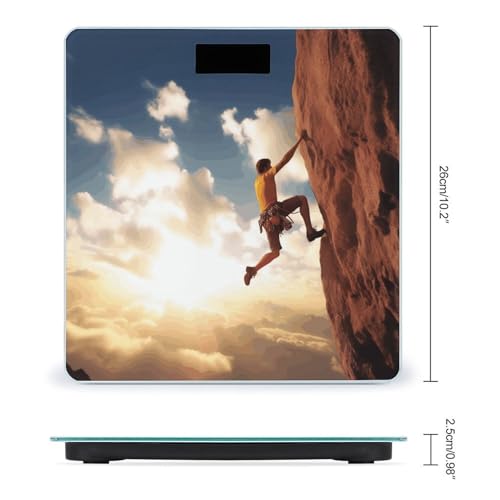 Báscula digital para baño de vidrio templado 400 lb miniatura 2
