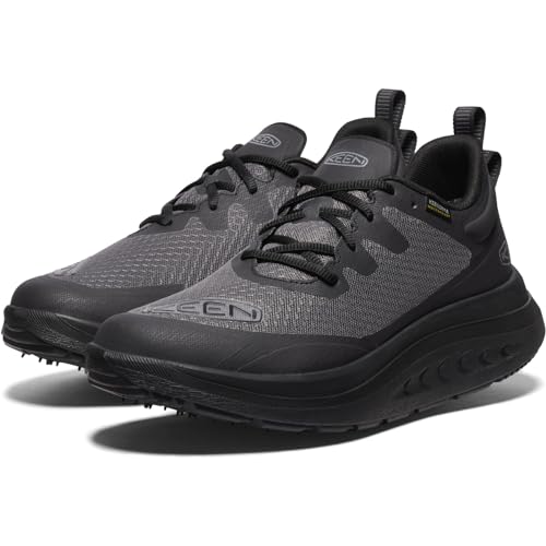 KEEN Men's Wk400 Performance Waterproof Walking Black4