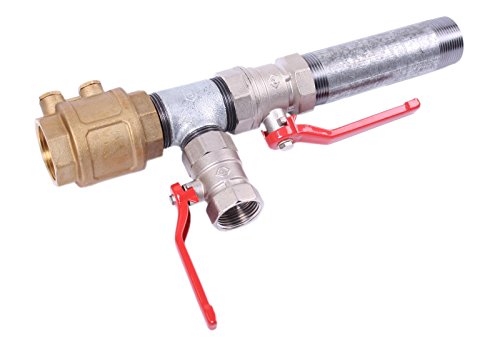 BRUNNEN Doppelter Pumpenstock 1 1/4zoll mit Rückschlagventil