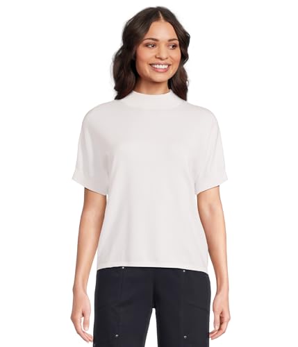 Elliott Lauren Women's Modal Knits-High Neck Sweater with Extended Sleeves