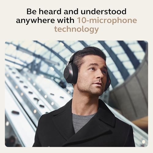 Jabra Evolve2 85 Wireless PC Headset – Noise Cancelling UC Certified Stereo Headphones with Long-Lasting Battery – USB-C Bluetooth Adapter – Black by Jabra - Image 5