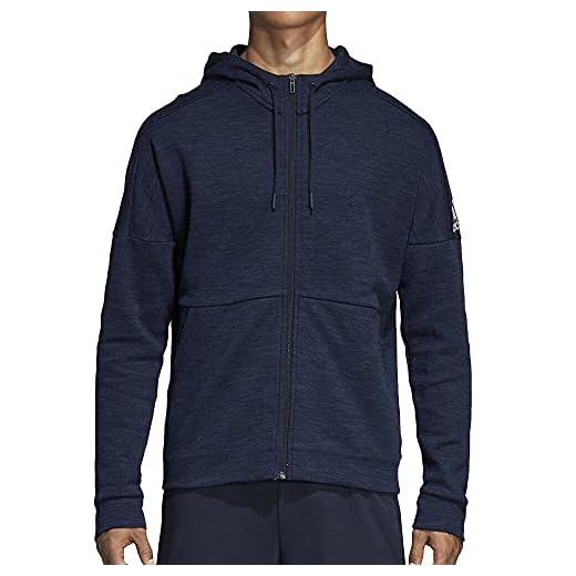 adidas Herr Id Stadium Fz Hoodies Blå, XS