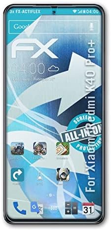 Miniatura 2 de Screen Protector compatible with Xiaomi Redmi K40 Pro Plus Protector Film, ultra clear and flexible FX Screen Protection Film (3X)