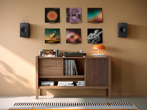Image of KEF Q1 Meta Bookshelf Speaker (Walnut, Pair)